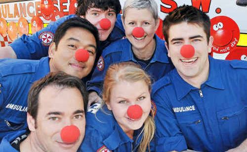 Paramedics on the Coffs Coast are gearing up for Red Nose Day. Paramedics on the Coffs Coast are gearing up for Red Nose Day.